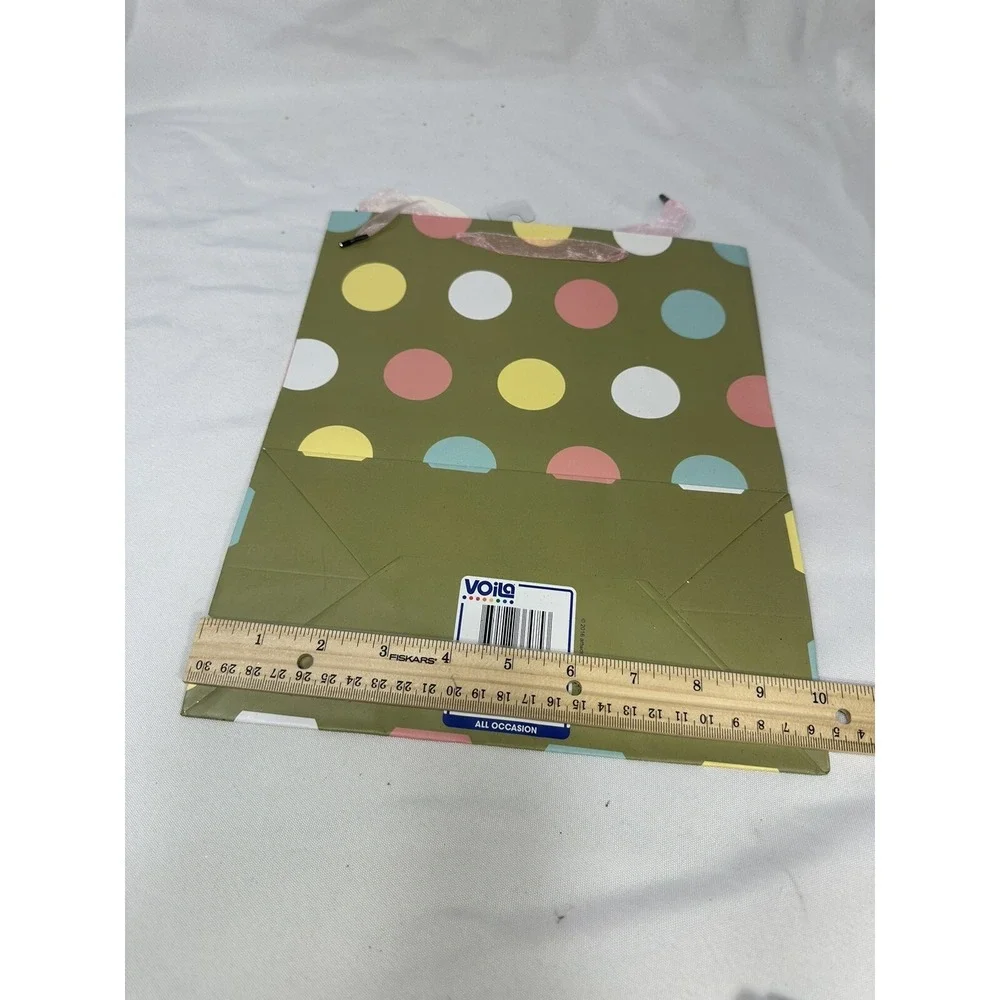 VOILA gift bag party bag BIRTHDAY approximately 5X10 inch 12 inches tall